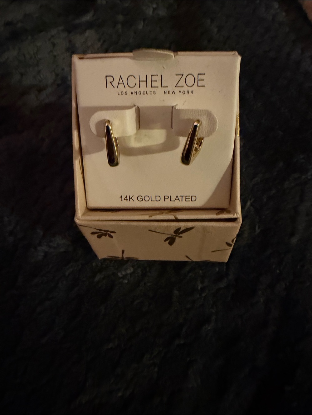 Rachel Zoe Gold Plated Small Hoop Earrings